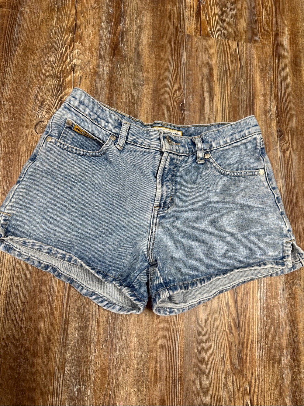 Vintage Blue Asphalt blue denim shorts size 3
